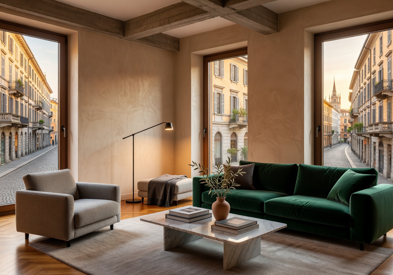 Cozy designer apartment in Milan